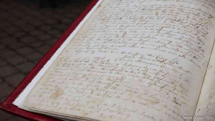 Handwritten copy of the Declaration of Independence discovered in Maine