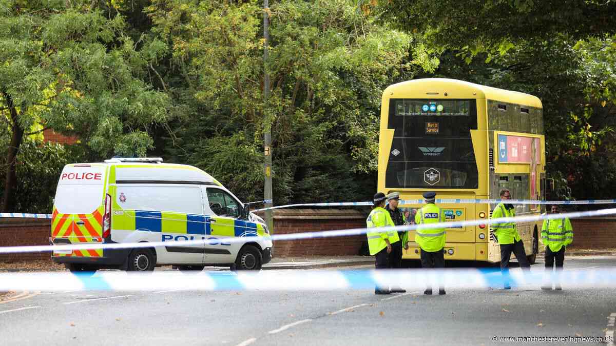 Man seriously injured in crash involving bus and pedestrian in Leigh