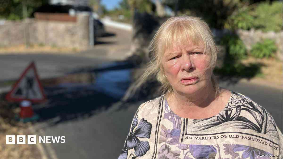 Anger over water leaks as hosepipe ban  continues