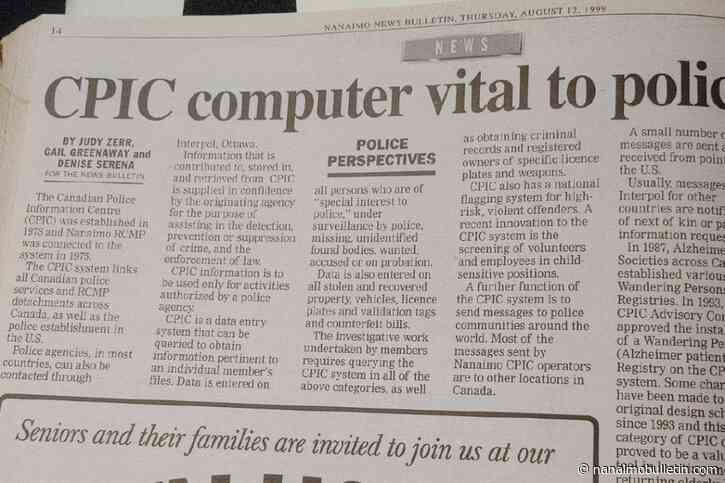 Headline history: Canadian police information system links computers across country