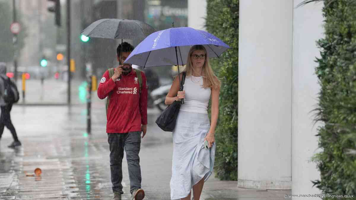 Will it rain in Manchester this weekend?
