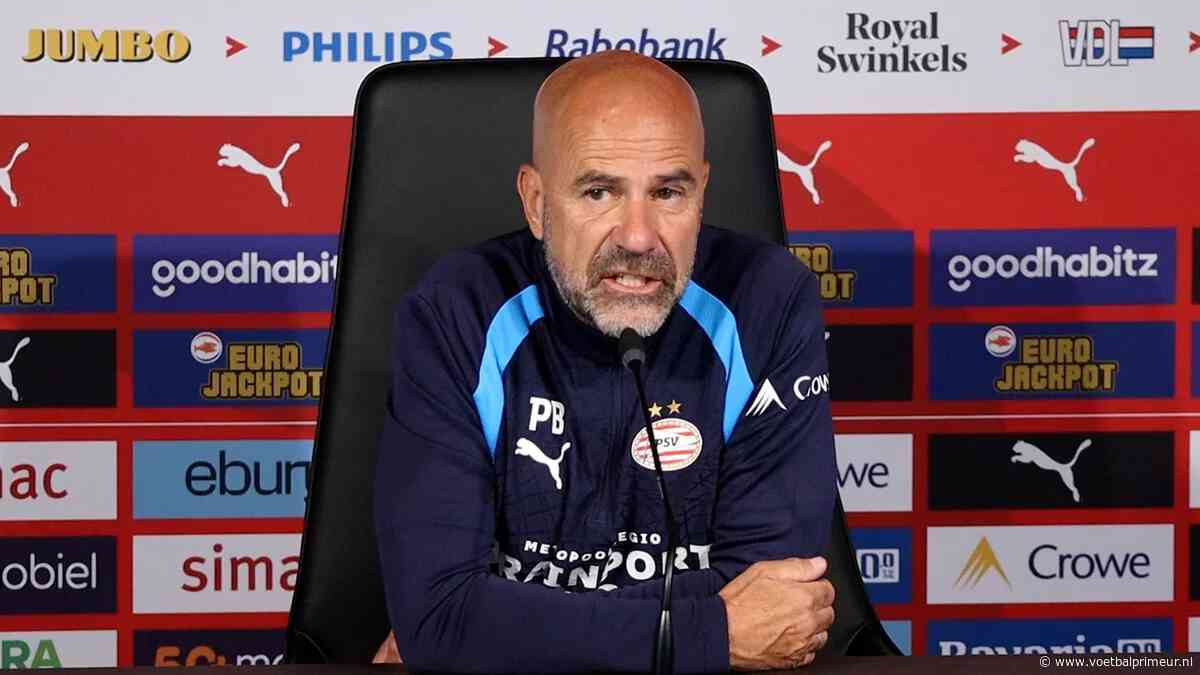 Bosz ziet gevaar voor PSV: 'Alles gewonnen en erg veel doelpunten gemaakt'