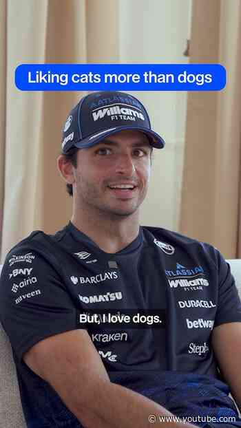 Asking Carlos some tricky questions 👀 Did you agree with his answers? 💬 #f1