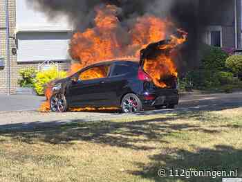 Auto volledig verwoest door brand