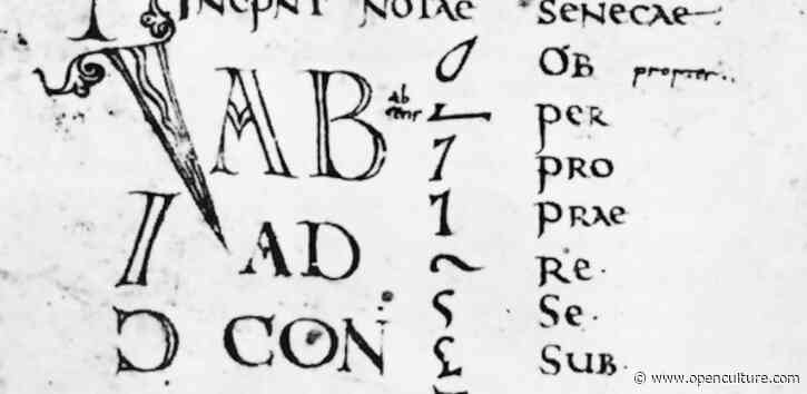 Discover the Ancient Roman Shorthand Writing System with 4,000 Symbols Commissioned by Cicero