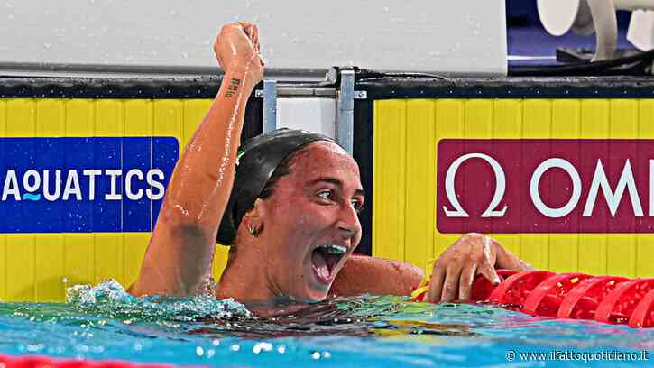 Europei di nuoto, Quadarella fa bis: è oro anche nei 1500 con record dei Campionati. “Felice, ma speravo di far meglio”