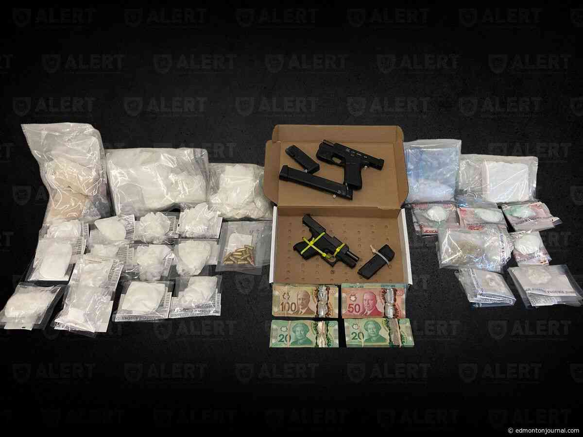 Alberta, Saskatchewan organized crime units seize nearly $250K in drugs, guns