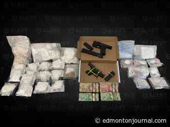 Alberta, Saskatchewan organized crime units seize nearly $250K in drugs, guns