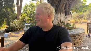 Boris Johnson is transformed from disheveled scruff to man from Matalan in startling new holiday snaps