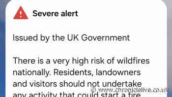 Emergency alert LIVE: Updates after Government message sent to mobile phones with wildfire warning