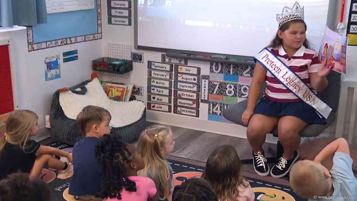 Young Polk literacy advocate shares reading tips