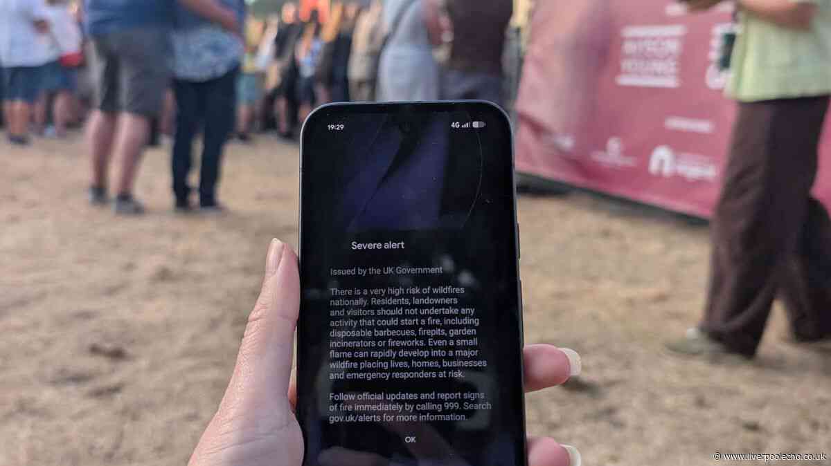 Emergency alert sent to millions of phones over wildfire threats - live updates