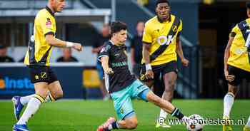 Gladon mist grote kans op gelijkmaker voor NAC tegen VVV, gele kaart voor Van den Bergh