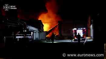 Russia launches massive overnight barrage on Ukraine, leaving nine dead