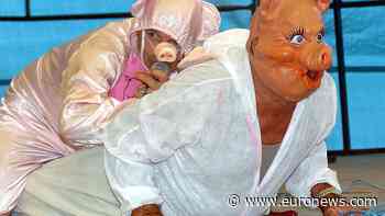 Competitors squeal like pigs at French village championship