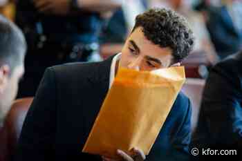 What is an open plea, which Luigi Mangione entered in court?