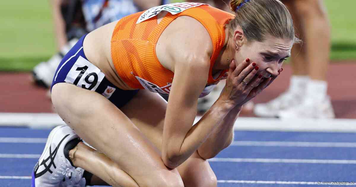 Tranen van blijdschap bij Maureen Koster: atlete verrast met EK-zilver op 10.000 meter