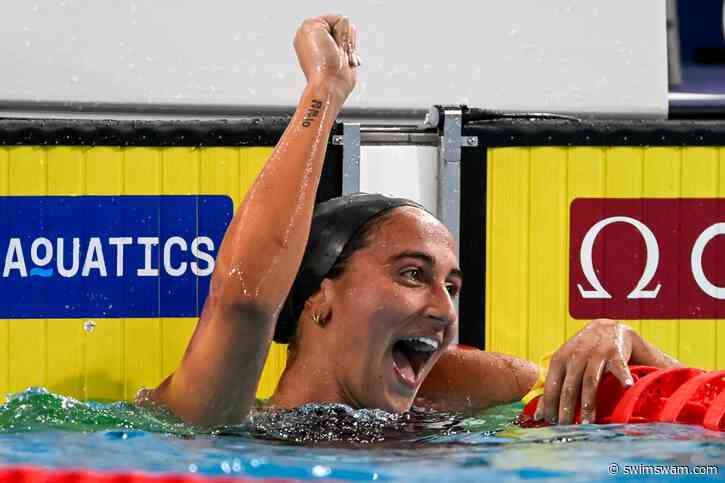 Quadarella Of Italy Logs New European Championships Record In 1500 Freestyle