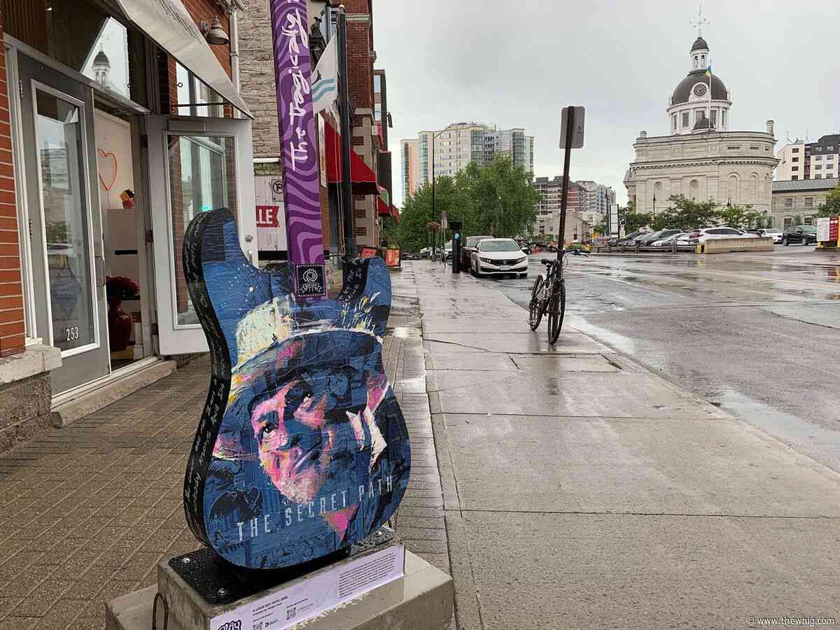 Guitar sculptures turn downtown Kingston into outdoor gallery
