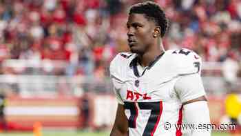 Falcons' Pearce suspended 8 games after arrest