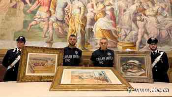 Stolen artworks by Cézanne, Matisse and Renoir recovered by Italian police