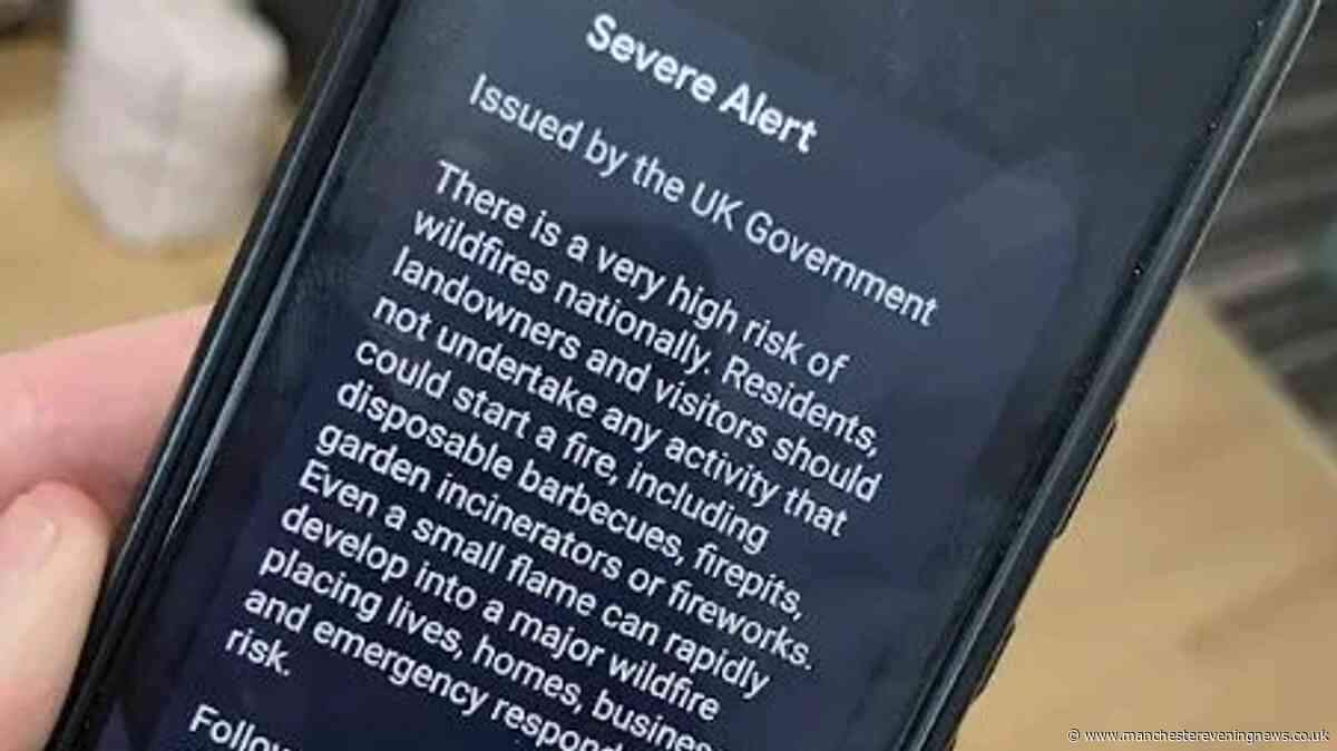 Emergency alert RECAP: Millions receive emergency wildfire alert on their phones as barbecues banned