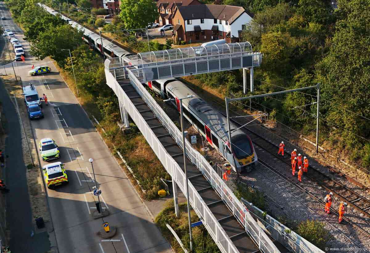 Second London train derails in 24 hours causing travel chaos