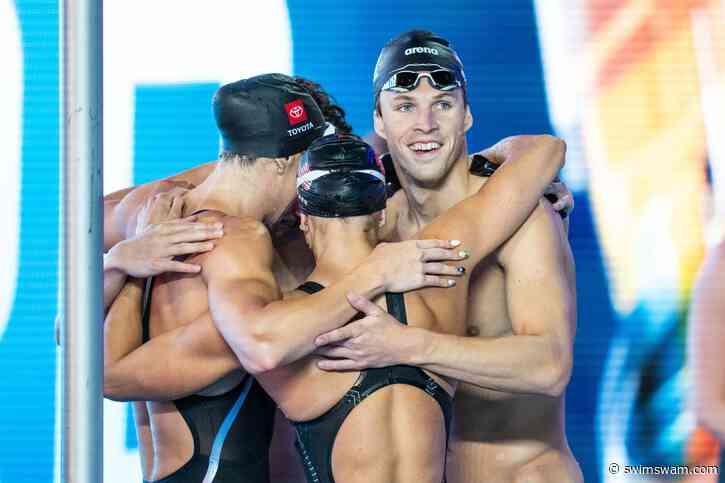 Fluidra Race Video of the Week: U.S. Team Shatters Mixed Medley Relay World Record At Pan Pacs