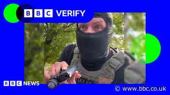 BBC Verify speaks to woman who filmed ICE agent pointing gun at her