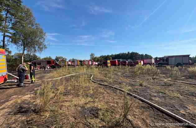 FW-ROW: Wald- und Flächenbrand zwischen Zeven und Godenstedt