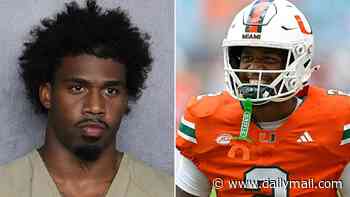 Rising Miami Hurricanes star arrested for fleeing and reckless driving just three weeks before start of college football season