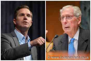 Kentucky governor says he has received no information on Mitch McConnell’s health as he rips into Congress