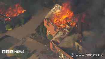 Watch: 'Carnage' in Stourbridge as houses destroyed by fire