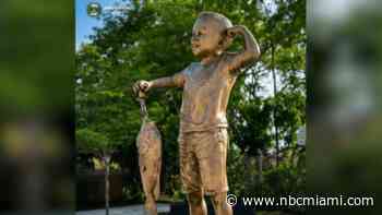 Man accused of stealing statue honoring boy who died from rare cancer bonds out of jail