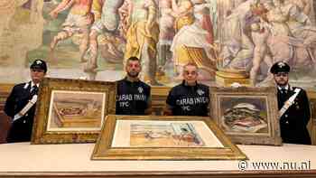 Gestolen schilderijen Franse meesters van 9 miljoen teruggevonden in Italië