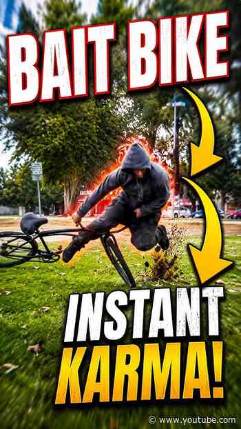 Thief gets Instant Karma, Bait Bike Prank 😂 #Pranks #Funny #Viral