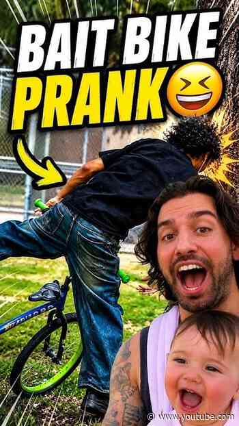 Bait Bike Prank w/ a Baby 😂 #Pranks #Funny #Viral