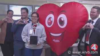 Heart Walk Torch stops at Mercy Hospital ahead of Sept. event