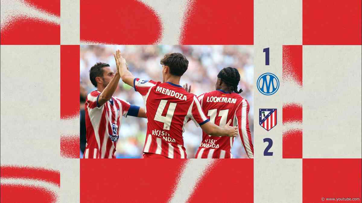 PARTIDO COMPLETO | Olympique de Marseille 1-2 Atlético de Madrid | ⚽ Mendoza y Carlos M. | Amistoso