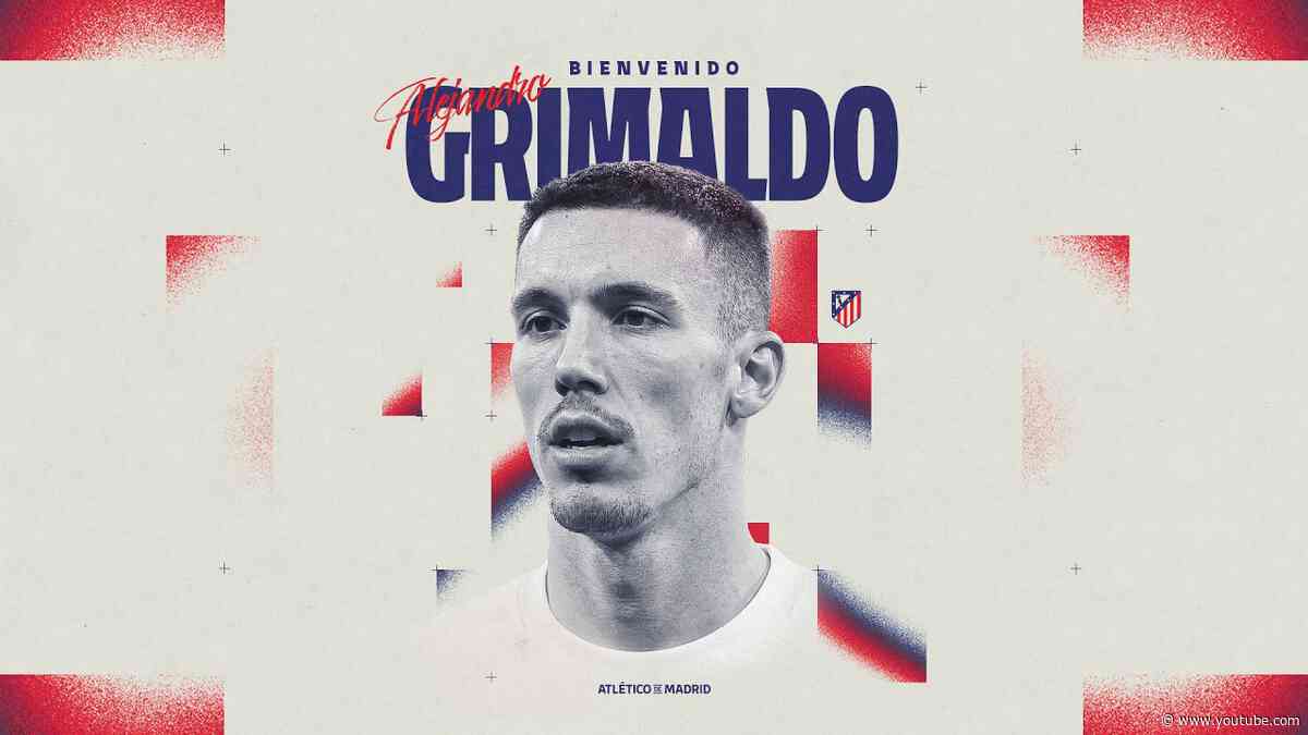 Presentación de Alejandro Grimaldo como nuevo jugador del Atlético de Madrid