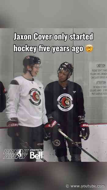 Jaxon Cover only started hockey five years ago 🤯