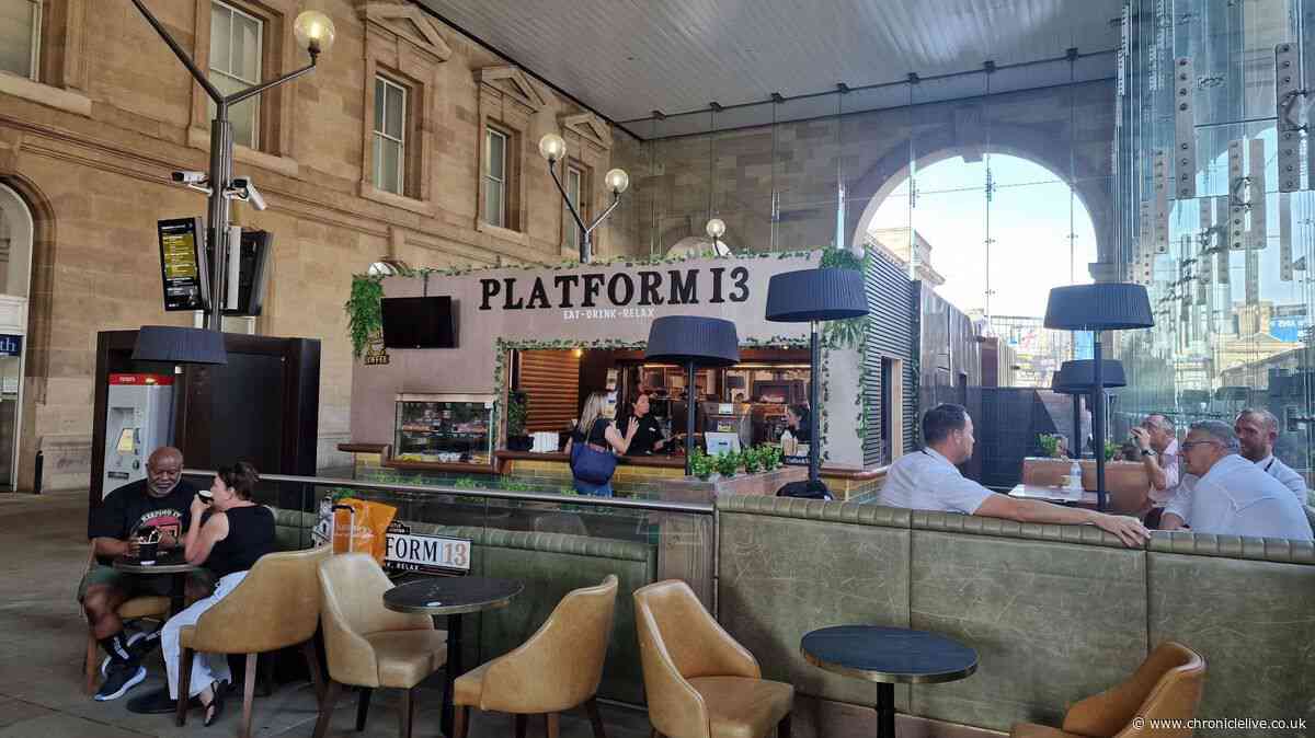 'We're looking forward to a bright future' - New cafe Platform 13 opens at Newcastle Central Station