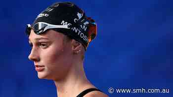 McIntosh is the world record holder in this event. She failed to make the final