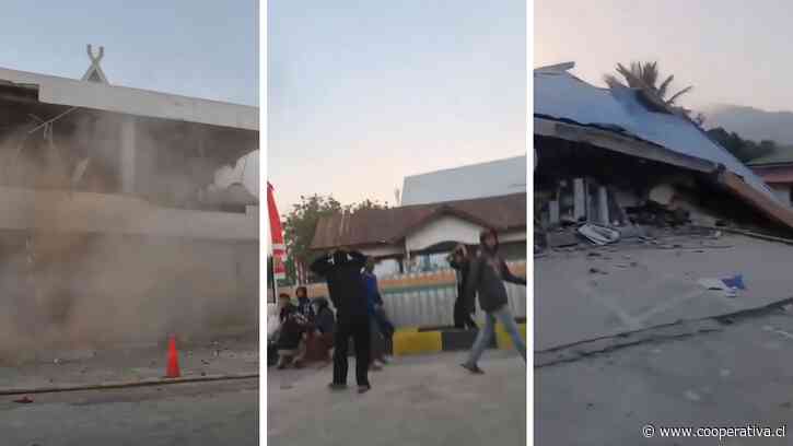Terremoto de magnitud 7,7 sacudió la costa de Indonesia