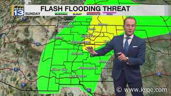 Storm chances continue for parts of New Mexico this weekend