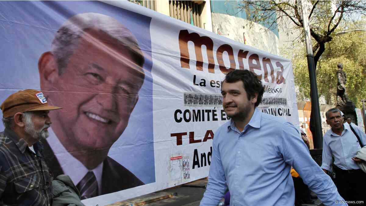 Son of former Mexican president says US revoked his visa, appeals directly to Trump