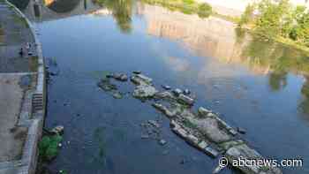 Nero’s Bridge emerges from Tiber River as Rome faces water crisis