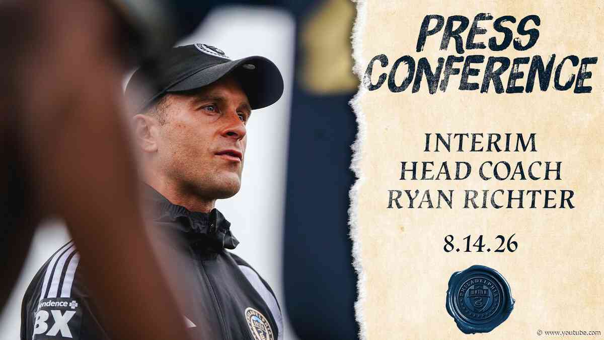 Press Conference | Ryan Richter ahead of the Union's road match at New York City FC