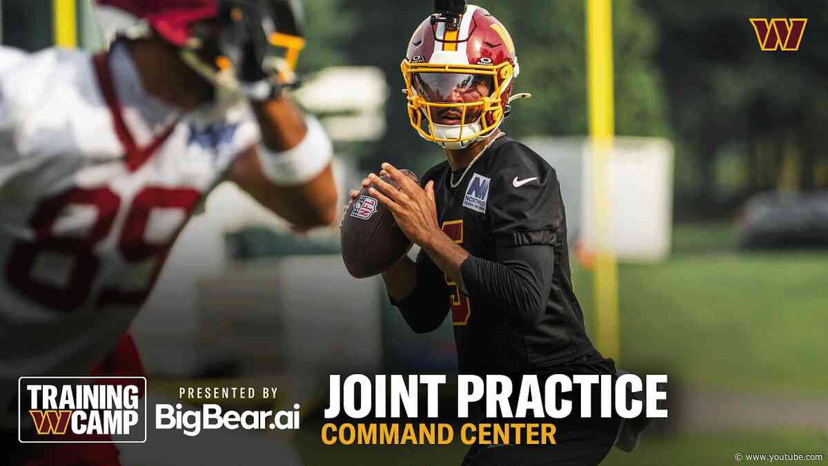 LIVE LOOK-IN | The First Ever Joint Practice In Ashburn: Commanders vs. The Miami Dolphins