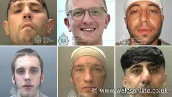 Faces of the most wanted people in Wales right now - one has a £10,000 reward